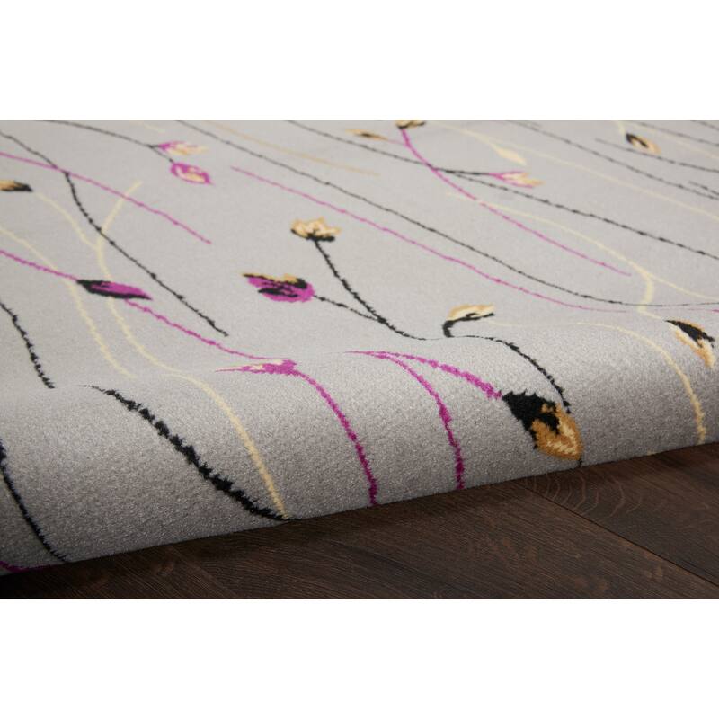 Nourison Grafix Floral Botanical Transitional Area Rug