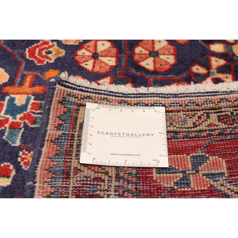 ECARPETGALLERY Hand-knotted Kayseri Vintage Navy Wool Rug - 4'3 x 6'9