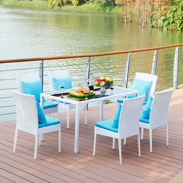 Outdoor lounge chairs set of sale 4