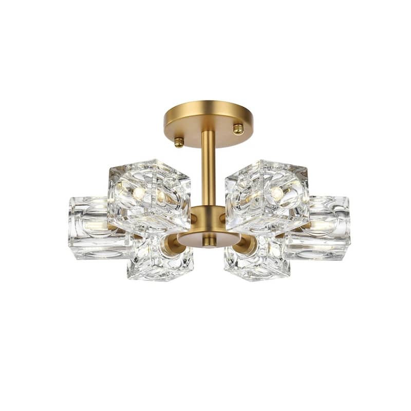14 inch Flush Mount - Satin Gold