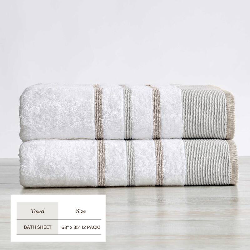 Linery & Co. Luxury Cotton Decorative Towel Set.