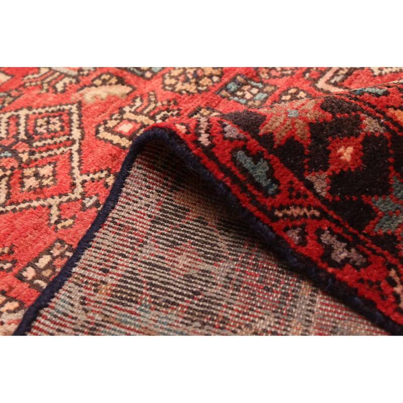 ECARPETGALLERY Hand-knotted Andelz Red Wool Rug - 5'0 x 8'11