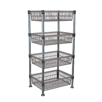 Kitchen Details 4 Tier Slim Shelf