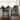 set of 4 Upholstered Counter Height Bar Stools
