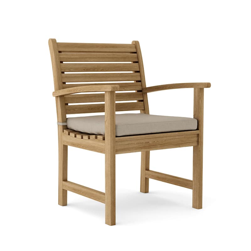 Victoria Teak Outdoor Dining Chair - N/A