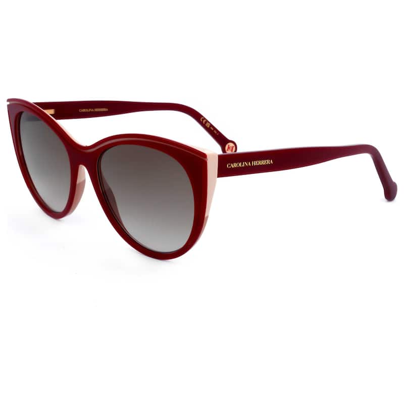 Carolina Herrera Woman 56mm Burgundy Beige Sunglasses HER0142-S-R9S-56