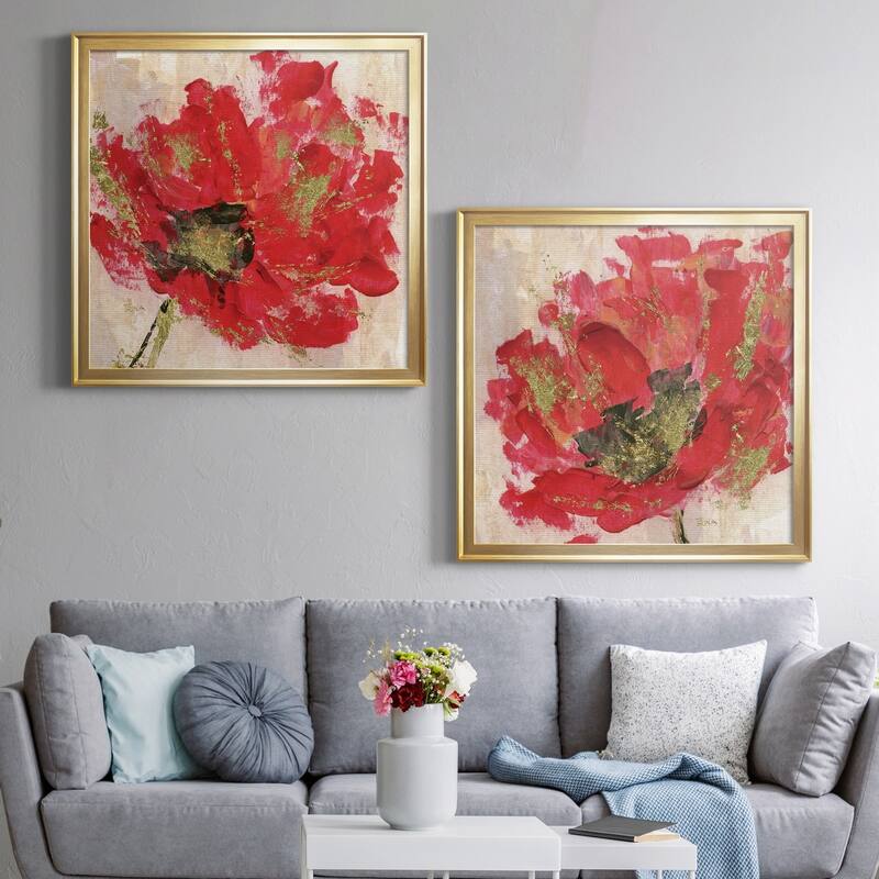 Red Infusion I Premium Framed Canvas - Ready to Hang