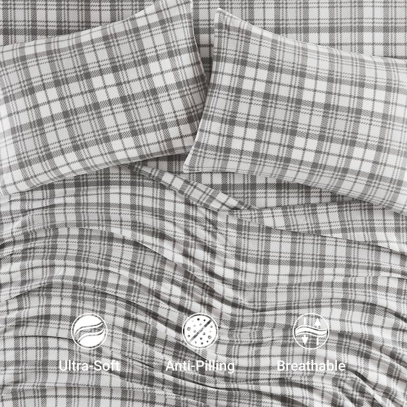 Madison Park Micro Fleece Bed Sheet Set