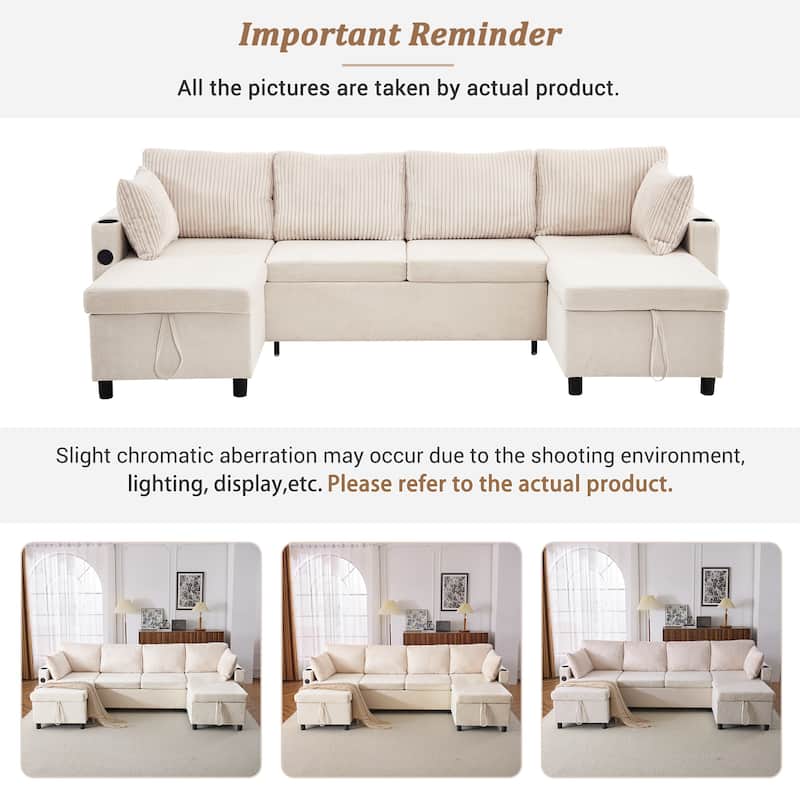Chenille Convertible Futon Sofa Bed with 2 Removable Armrest Pillows, Adjustable Backrest Sleeper Recliner Sofa Couch