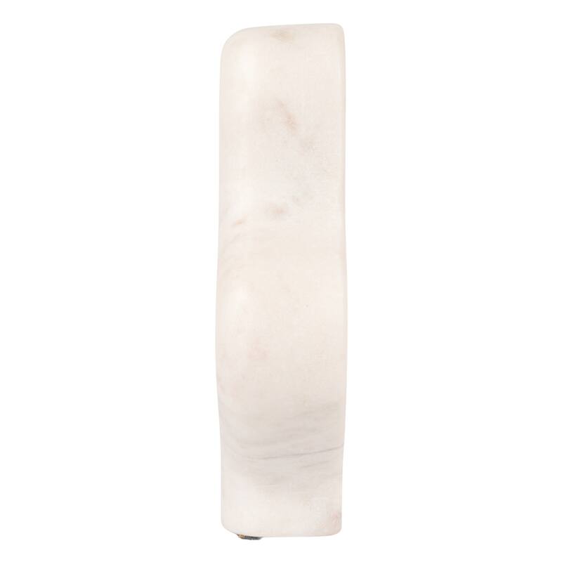 Decorative Abstract Marble Sculptures - 6.5"L x 1.5"W x 5.0"H