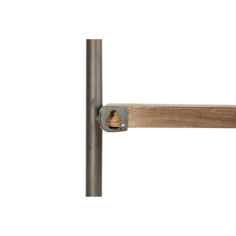 Wall Clock with Shelves and Hooks