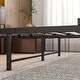 preview thumbnail 7 of 6, Full Size Platform Bed with Storage Headboard, Charging Station and Bookcase