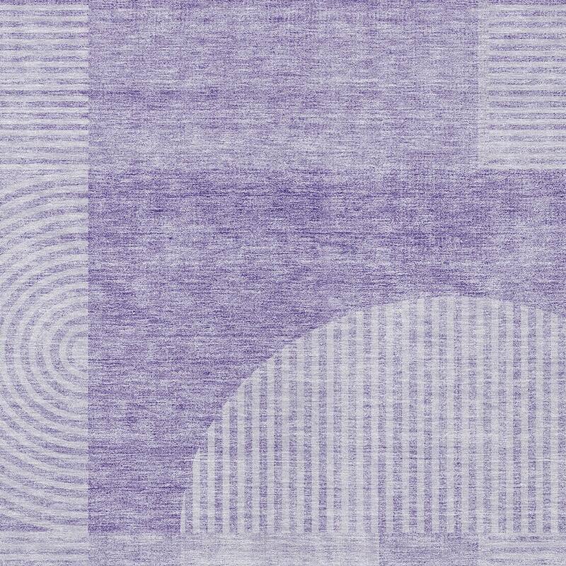HomeRoots Geometric Transitional Rectangle Outdoor Rug