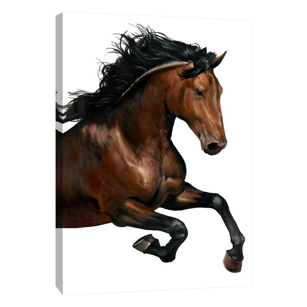 PTM Images 9-101688 PTM Canvas Collection 10" x 8" - "Brown Horse" Giclee Horses Art Print on Canvas