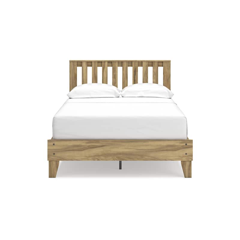Signature Design by Ashley Bermacy Brown Platform Panel Bed