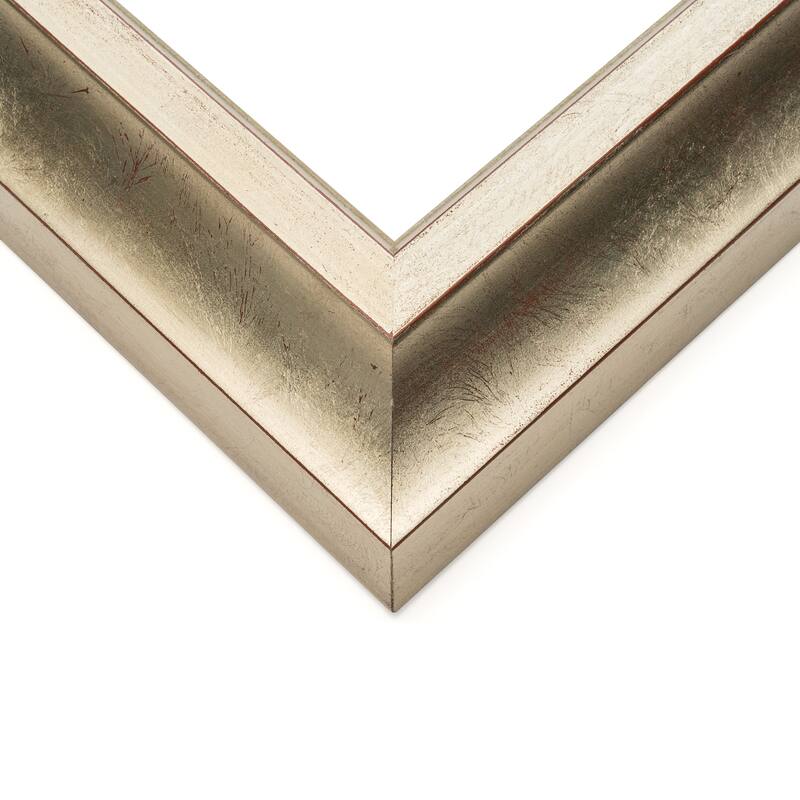 11x10 Shadow Box Frame Silver | 1.75 inches Deep Real Wood Traditional
