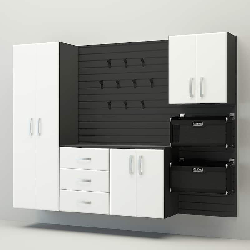 18 Piece Aluminum Outdoor Patio Complete Storage Cabinet
