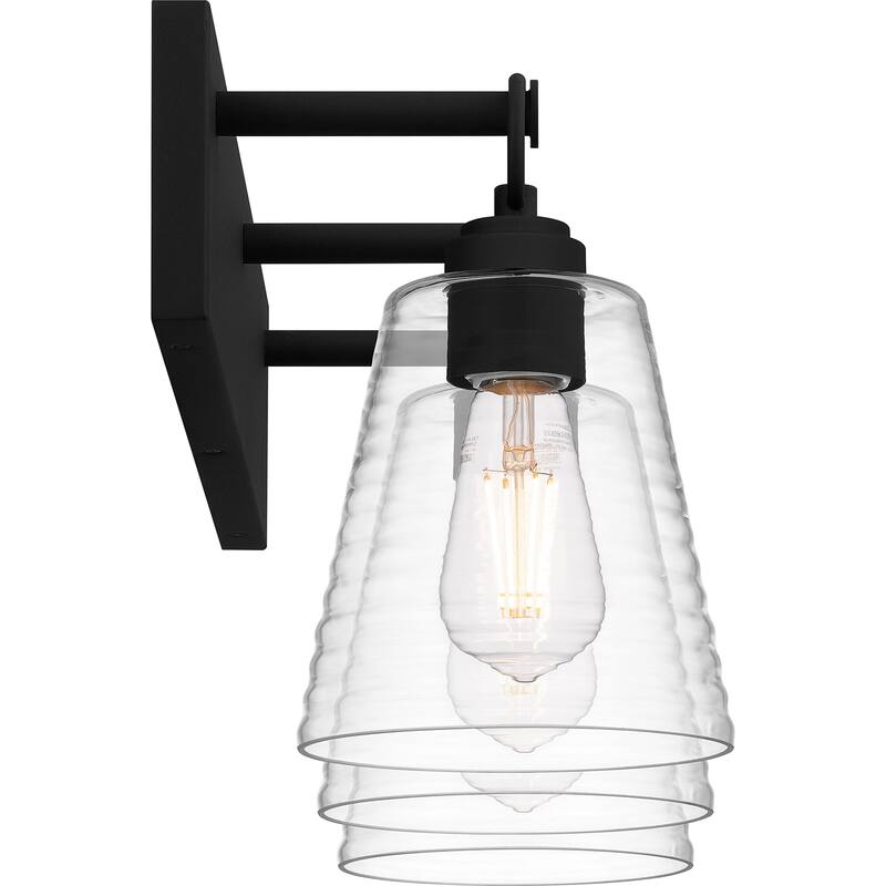 Dacosta 3-Light Earth Black Bath Light