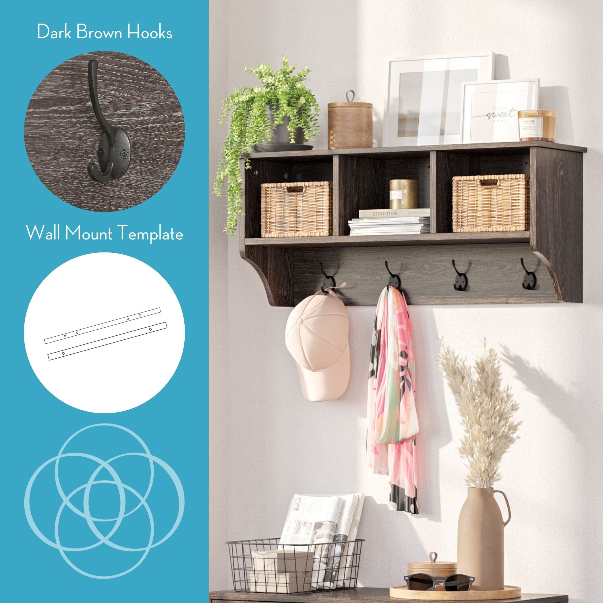 Entryway wall cubby 2025