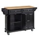 preview thumbnail 19 of 35, Simple Living Georgia Kitchen Cart