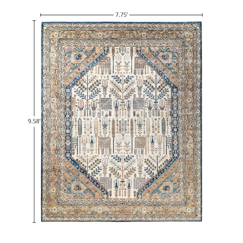 Serapi, One-of-a-Kind Hand-Knotted Area Rug - 7' 9" x 9' 7"