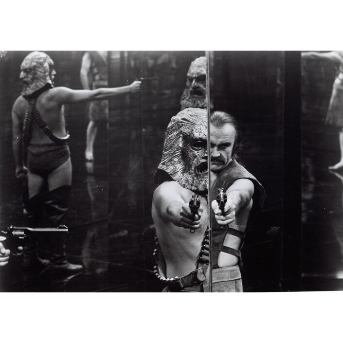 Shop Film Still Of Sean Connery Pointing A Gun In Zardoz Photo Print Overstock 25469292