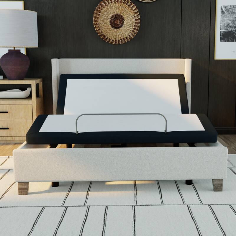 Adjustable Base Queen Bed with Zero Clearance and Wireless Remote
