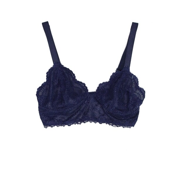 navy blue lace bralette