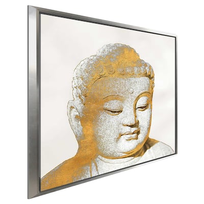 "Buddha Soul Gold" Print on Floating Canvas