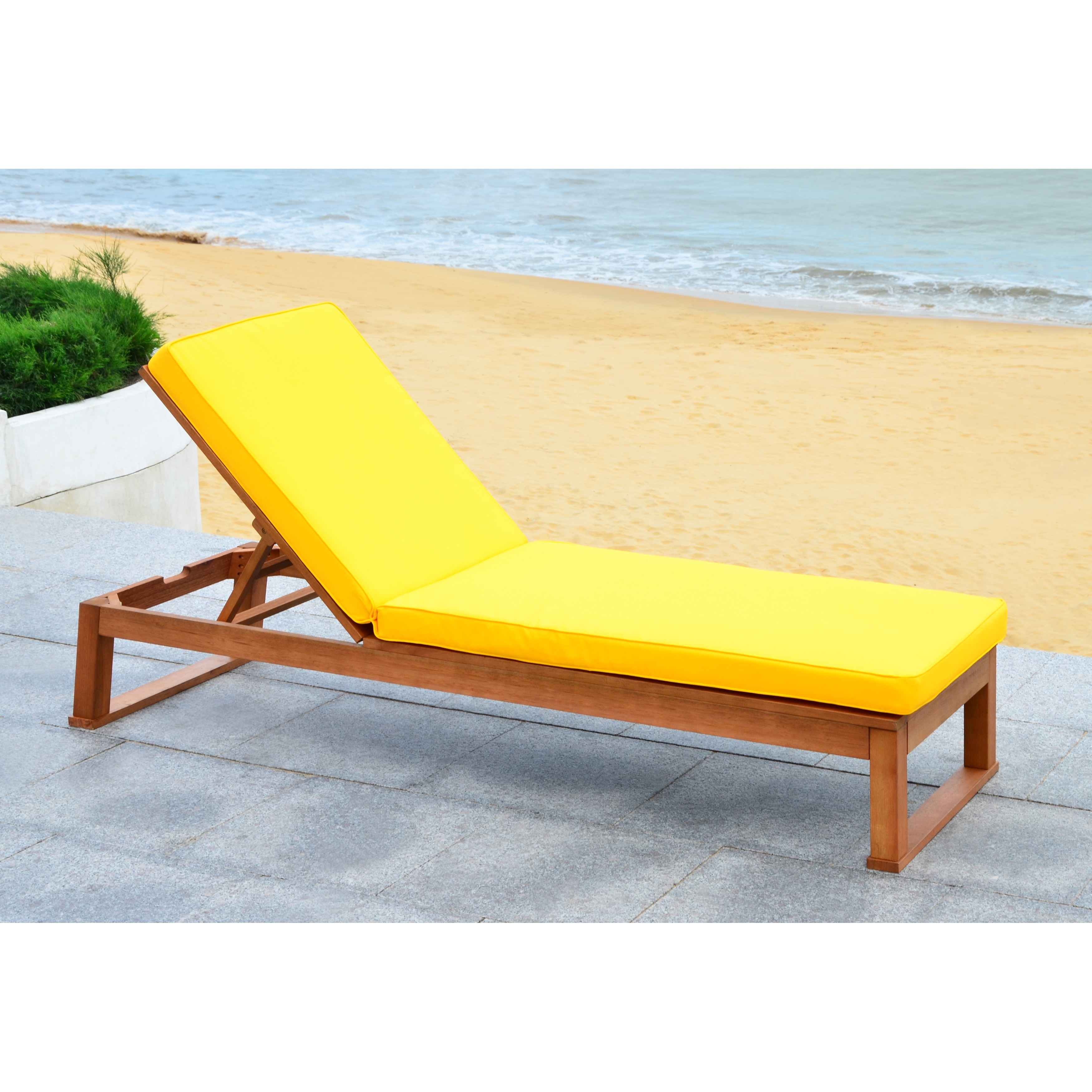 Yellow clearance sun lounger