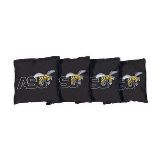Alabama State University ASU Hornets Black Cornhole Bags