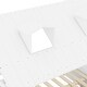 preview thumbnail 12 of 10, White Full Size Wood House Bed with Fence & Roof