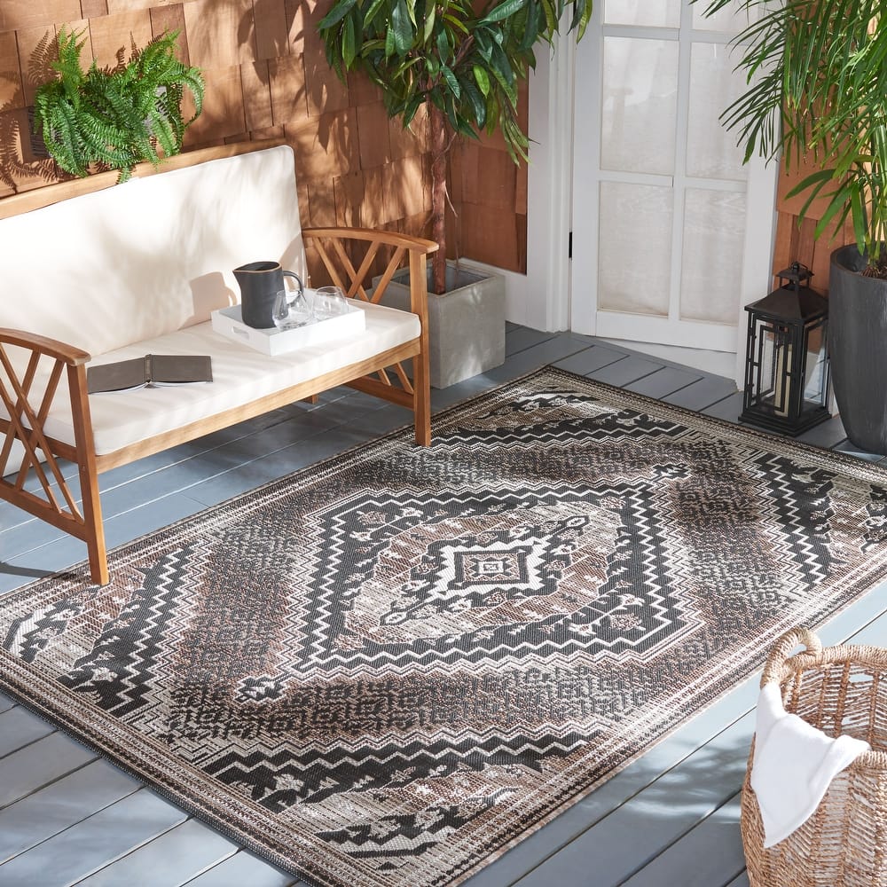 SAFAVIEH Havana Voske Indoor/ Outdoor Waterproof Geometric Rug