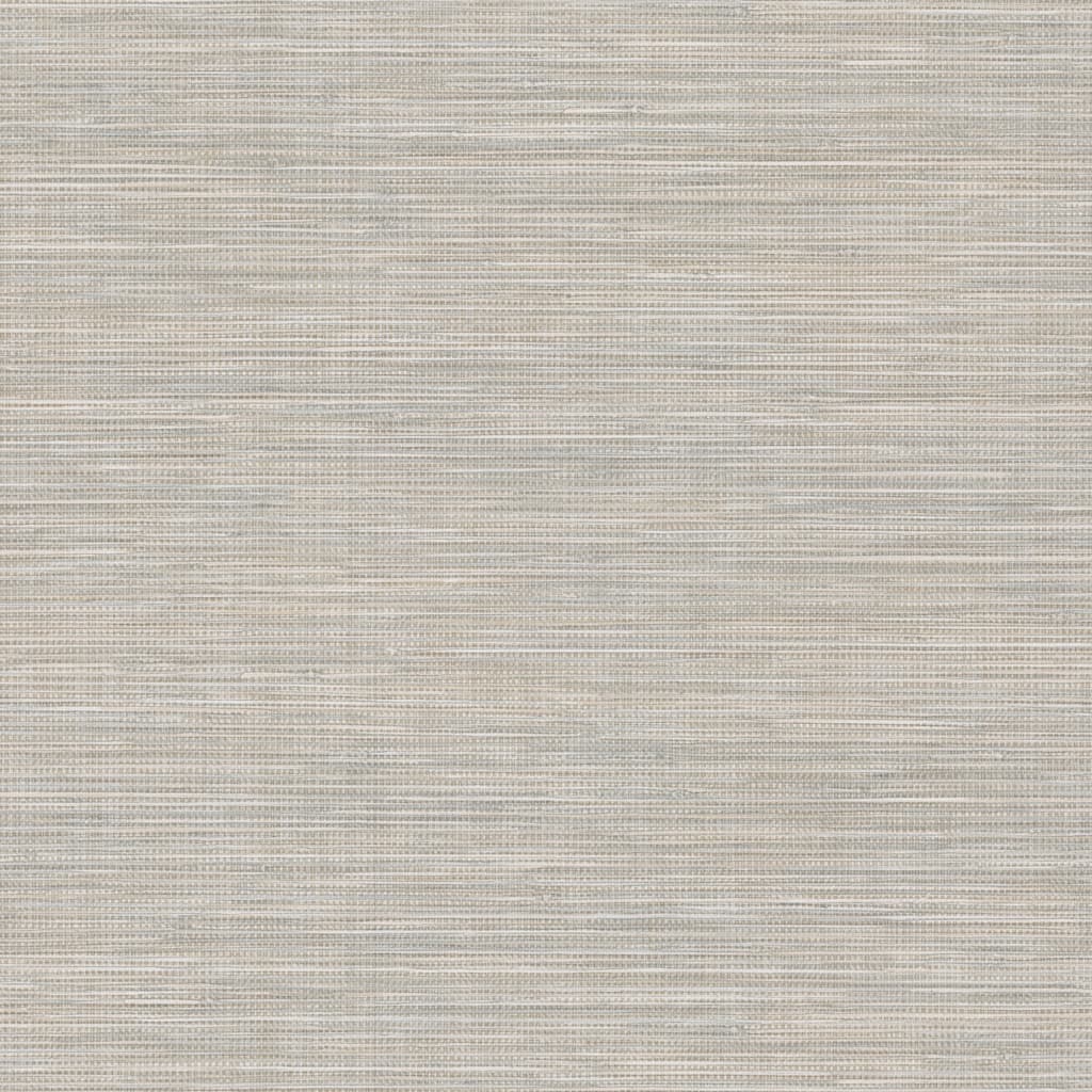 Winn Light Grey Faux Grasscloth Wallpaper