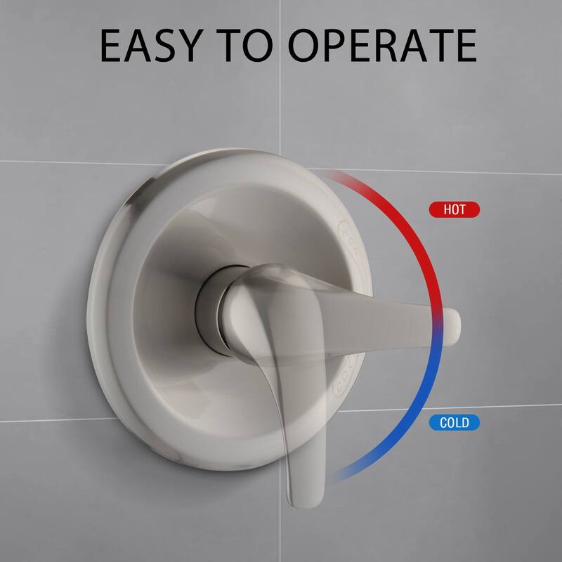 YASINU 8" Rain Showerhead and Multi-function Shower System includes Tub Filler