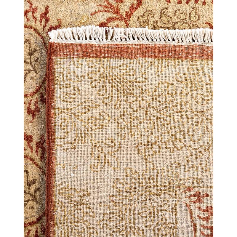 Ikat One-of-a-Kind Hand-Knotted Area Rug, Beige - 9' 0" x 12' 3"