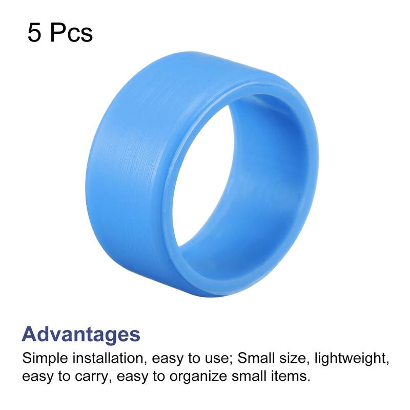 Silicone Rubber Bands Rings Non-slip for Wrapping Paper, Cord Wrap, Bundle