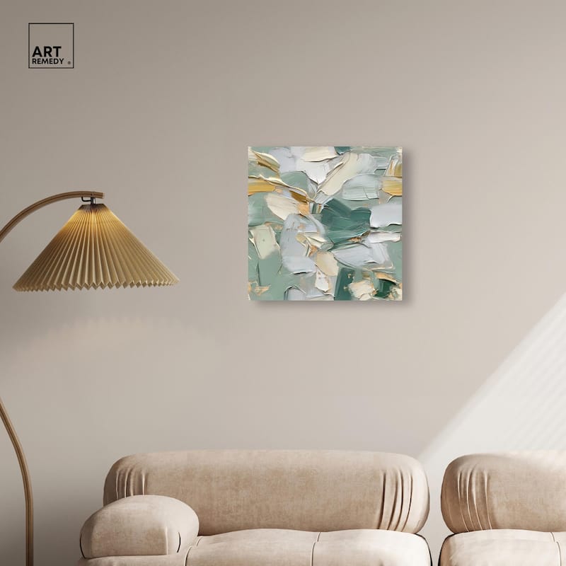Fractured Forest Layered Canvas by Art Remedy, Gallery Wrapped