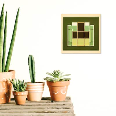 Wynwood Studio Abstract Nursery Floor Map Green and Modern & Contemporary Wall Art Canvas Print