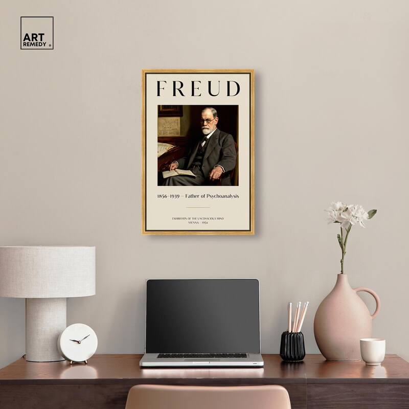 Father of Psychoanalysis Art Canvas by Art Remedy