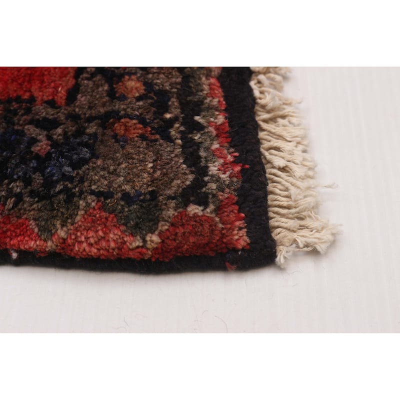 ECARPETGALLERY Hand-knotted Andelz Navy Wool Rug - 3'7 x 10'6