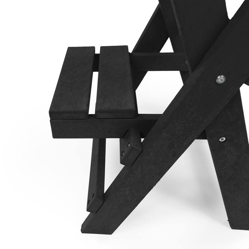 Key West Fully Assembled All-Weather Recycled HDPE Outdoor Folding Bar Stool