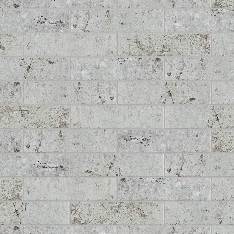 Merola Tile London Grey Glossy 3" x 12" Ceramic Wall Tile