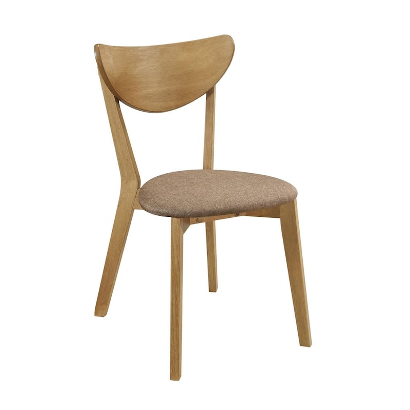Carson Light Walnut Dining Side Chair (Set of 2)