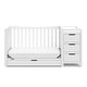 preview thumbnail 6 of 35, Graco Remi 4 in 1 Convertible Crib & Changer with Premium Foam Crib and Toddler Mattress