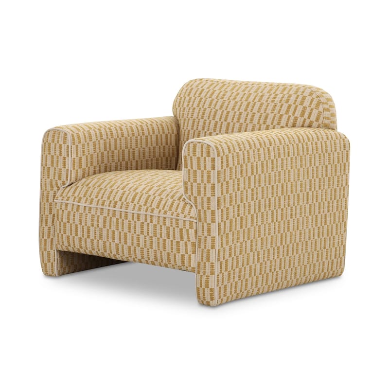NADAAL STUDIOS Auden, Accent Chair With Rolled Arms - 34"W x32.7"D x28.9"H