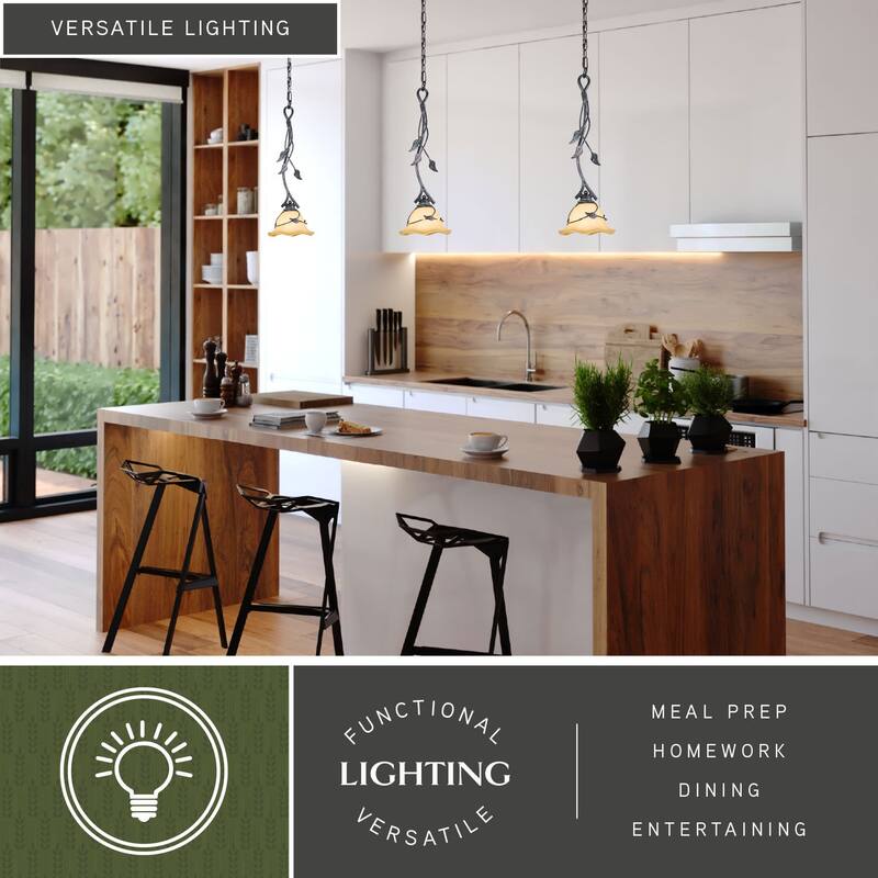 Vaxcel Lighting Vine 1 Light Mini Pendant