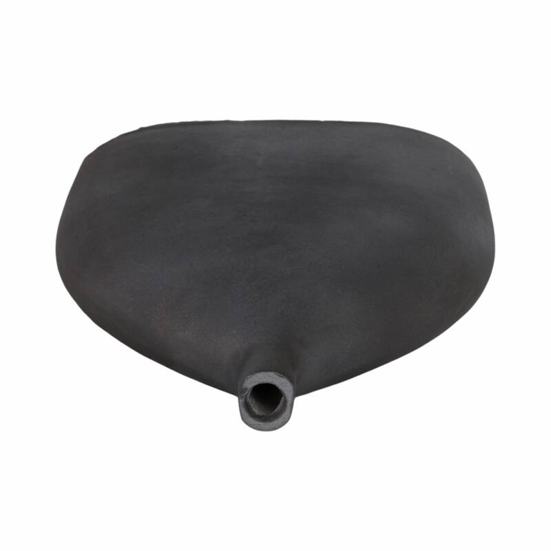 Aluminum Metal Balaz Asymmetrical Sculpted Vase