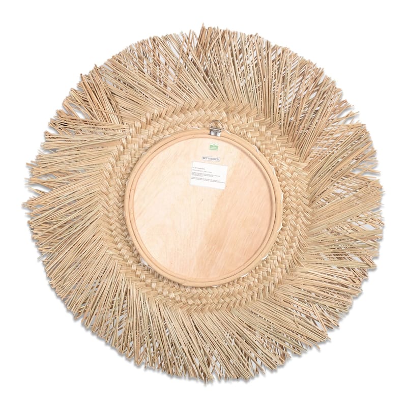 Indigo Road by Egypt Sherrod x East at Main Braided Round Seagrass Mirror