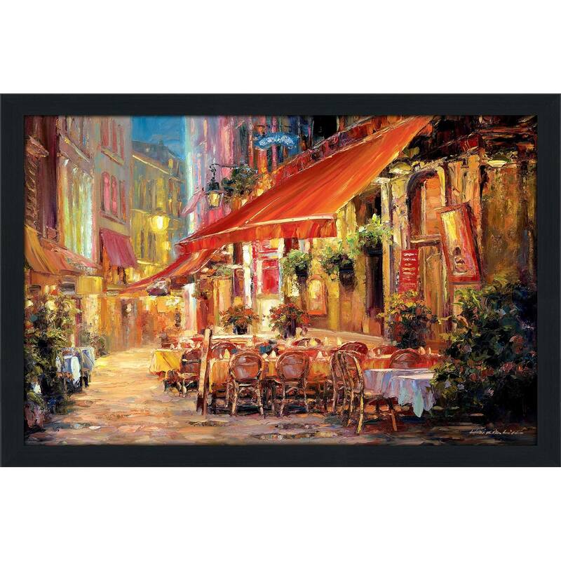 "Café in Light" by Haixia Liu Print on Acrylic